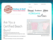 Tablet Screenshot of certifiedbeachbum.com